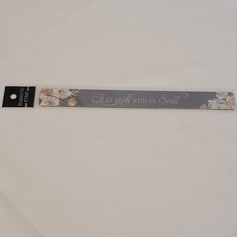 Magnet Strip It Is Well With My Soul Scripture